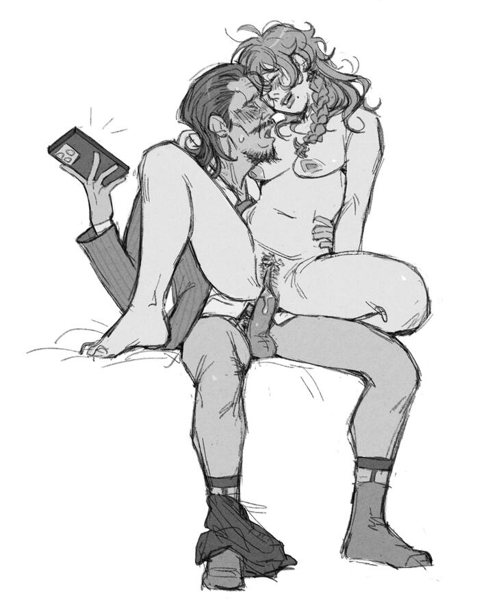 2 characters (pencil brush)