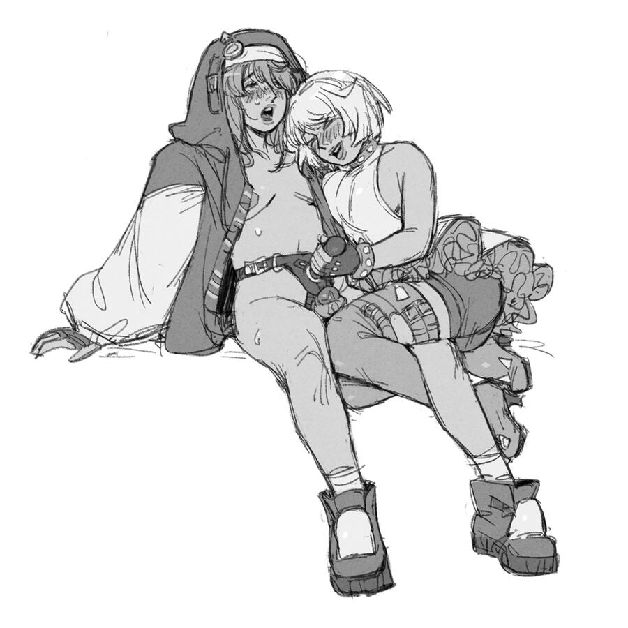 2 characters (pencil brush)